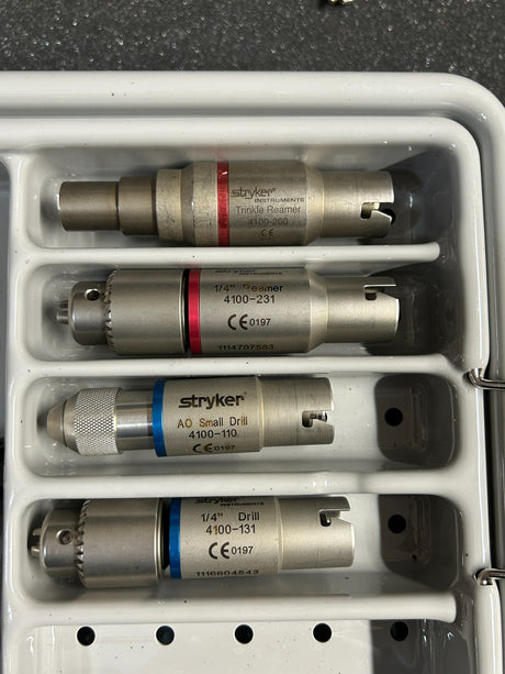 Stryker RemB Univeral Driver 15 Piece Electric Orthopedic Set Tested Video.