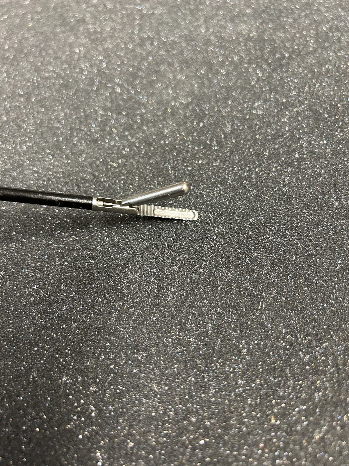 Aesculap 8360-00 Prestige Atraumatic Single Action Slide Lock Grasper 5mm x 36cm