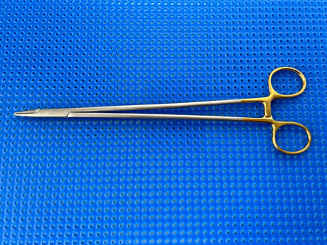 Symmetry Surgical 36-2004 Classic Plus Needle Holder; Crile-Wood; 10 1/4 in, TC