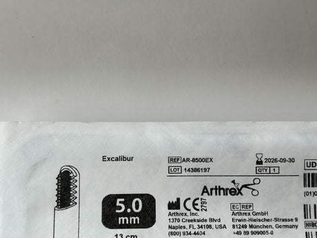 Arthrex Shaver Blade Excalibur, 4.0 mm x 13 cm IN DATE