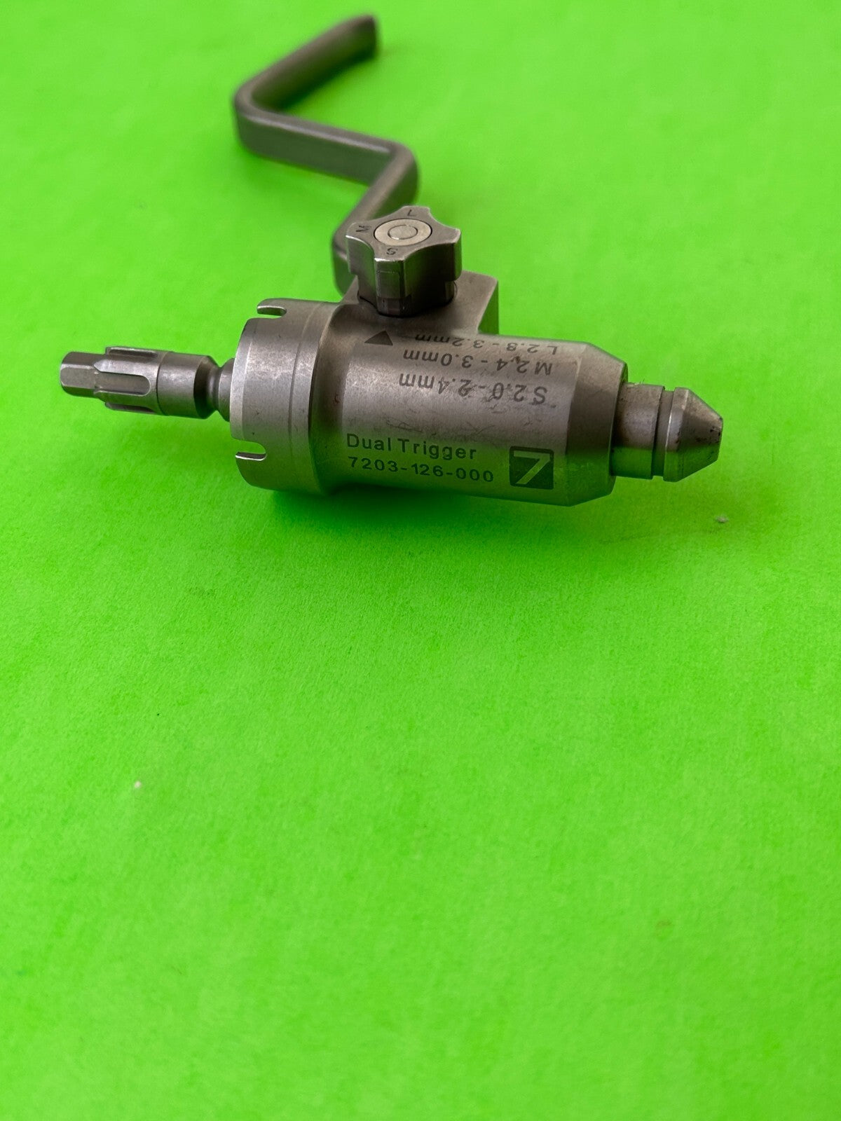 Stryker Surgical System 7 Dual Trigger Pin Collet 2.0-3.2mm 7"