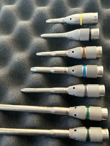 Medtronic Midas Rex Legend 8-B, 7-6ST, 9-M, 10-9ST, 14-AM, AS14S, 14-AM SET of 7