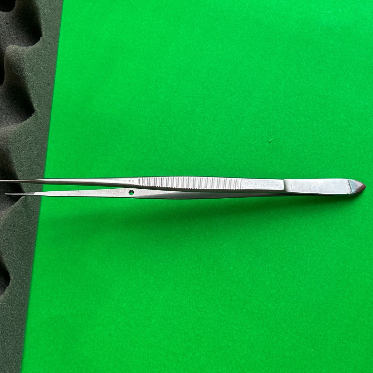 SCANLAN Gerald Forceps Flat handle, 1 mm cross-serrated tips, 7-3/4 ...