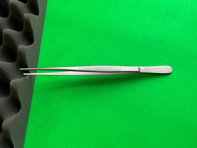V.Mueller SU2335 Tissue Forceps 8" Straight 1x2 Stainless Steel Surgical