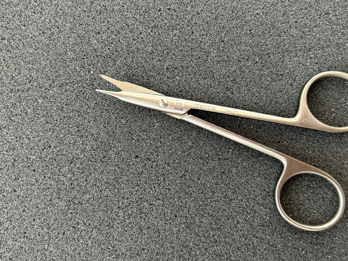 Aesculap BC173R Stevens Tenotomy Scissors, Curved, Blunt, 4.25"