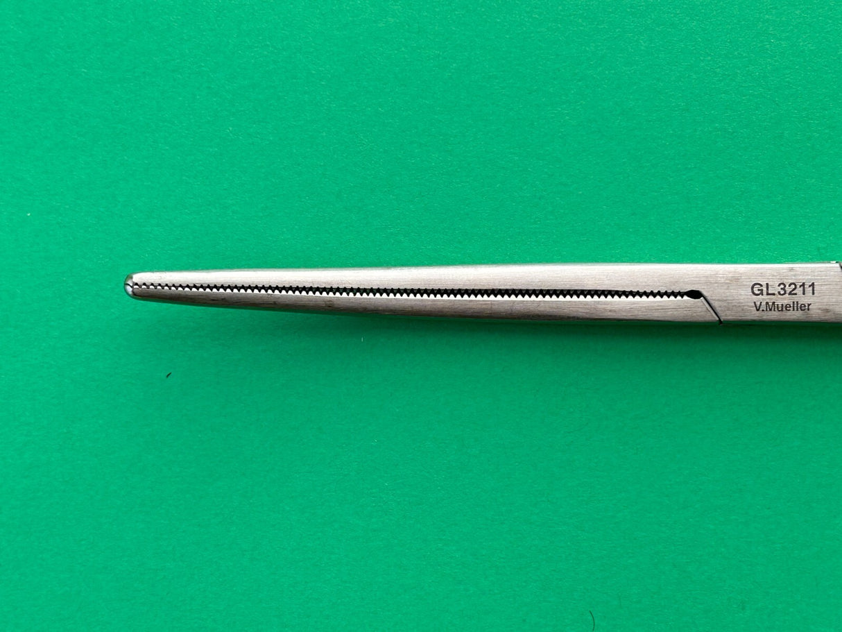 V.Mueller Surgical 10" Rochester-Pean Forceps, Curved, Serrated