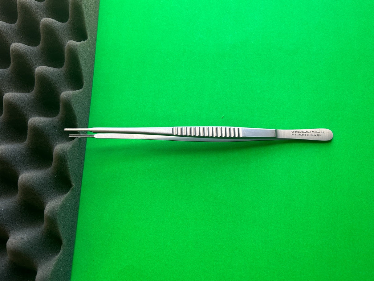 Codman 37-1002 DeBakey Thoracic Tissue Forceps, 9.5"