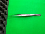Pilling 35-1858 Debakey Tissue Forceps Straight 1mm Tip, 7-3/4"