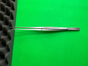 Pilling 35-1858 Debakey Tissue Forceps Straight 1mm Tip, 7-3/4"