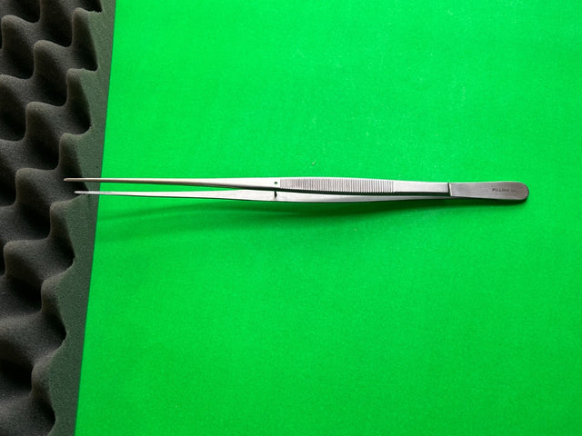 Pilling 35-1858 Debakey Tissue Forceps Straight 1mm Tip, 7-3/4"