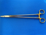 Symmetry Surgical 32-146 Needle Holder; Mayo-Hegar; Straight; TC; 10 in