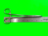 Pilling Surgical 21-4170 Heany Hysterectomy Forceps, Curved 21 cm Single Tooth