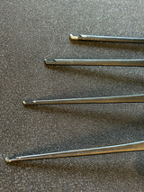 Set of 9 Aesculap & Medtronic Kerrison Rongeur/Punch 40° 1mm-5mm Spine/Neuro