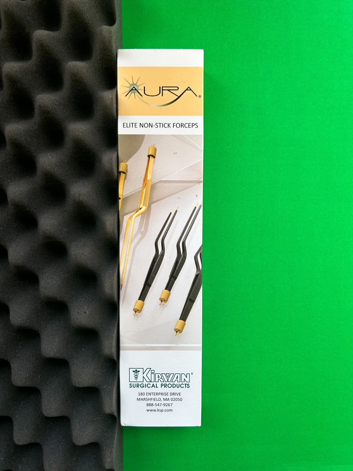 Kirwan 20-1613AU Reusable Yasargil Bayonet Bipolar Forceps, 6-1/4", 1.3mm Tip