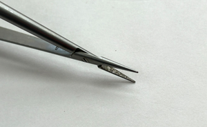 Jarit 278-113 Jarit Micro Stardust Needle Holder 8-1/4" w/Lock Diamond Dust