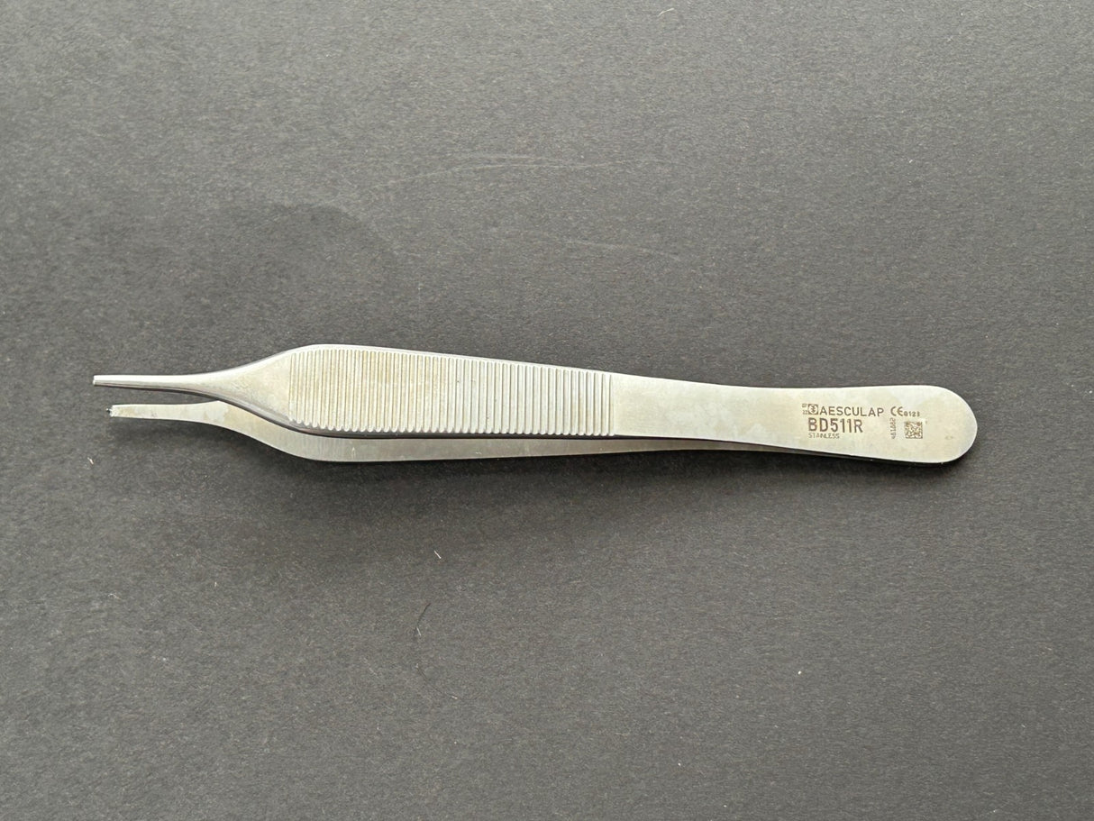 Aesculap BD511R ADSON Tissue Forceps Delicate Smooth 4-3/4"