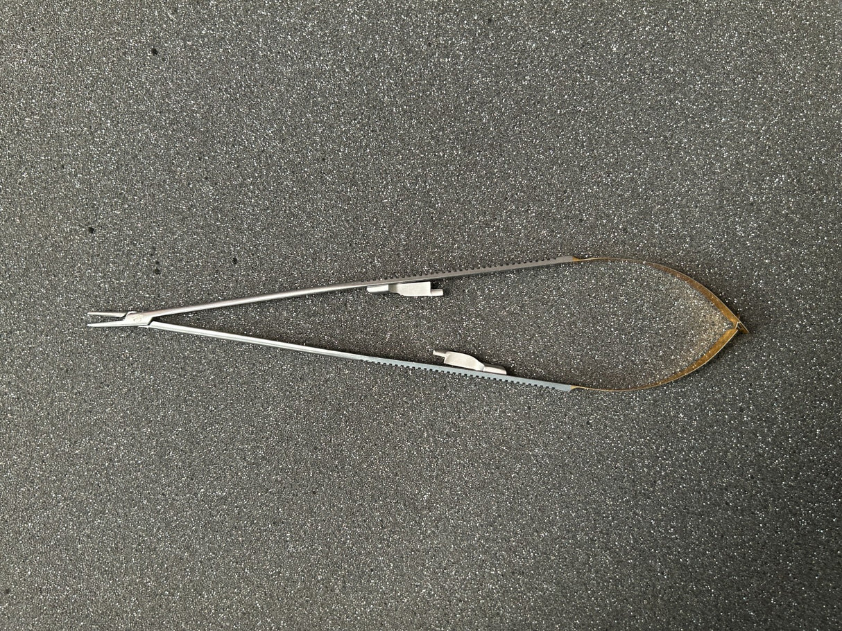 Jarit 121-231 Carb-Bite Castroviejo Micro Needle Holder w/Lock 8-1/2", TC