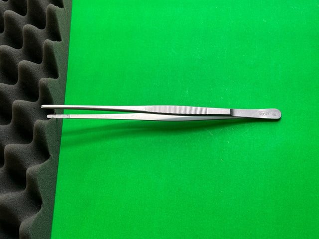 Aesculap BD052-R Dressing and Tissue Serrated Forceps, 9.75"