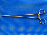Symmetry Surgical 32-365 Needle Holder; Crile-Wood; Straight; 10 1/8 in, TC