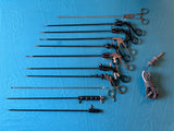 Set of 12 5mm Popular Laparoscopy Instruments Karl Storz Snowden V Mueller SET A
