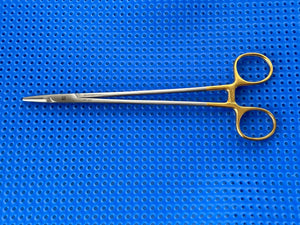 Symmetry Surgical 32-325 Needle Holder; Crile-Wood; 8 in, Tungsten Carbide