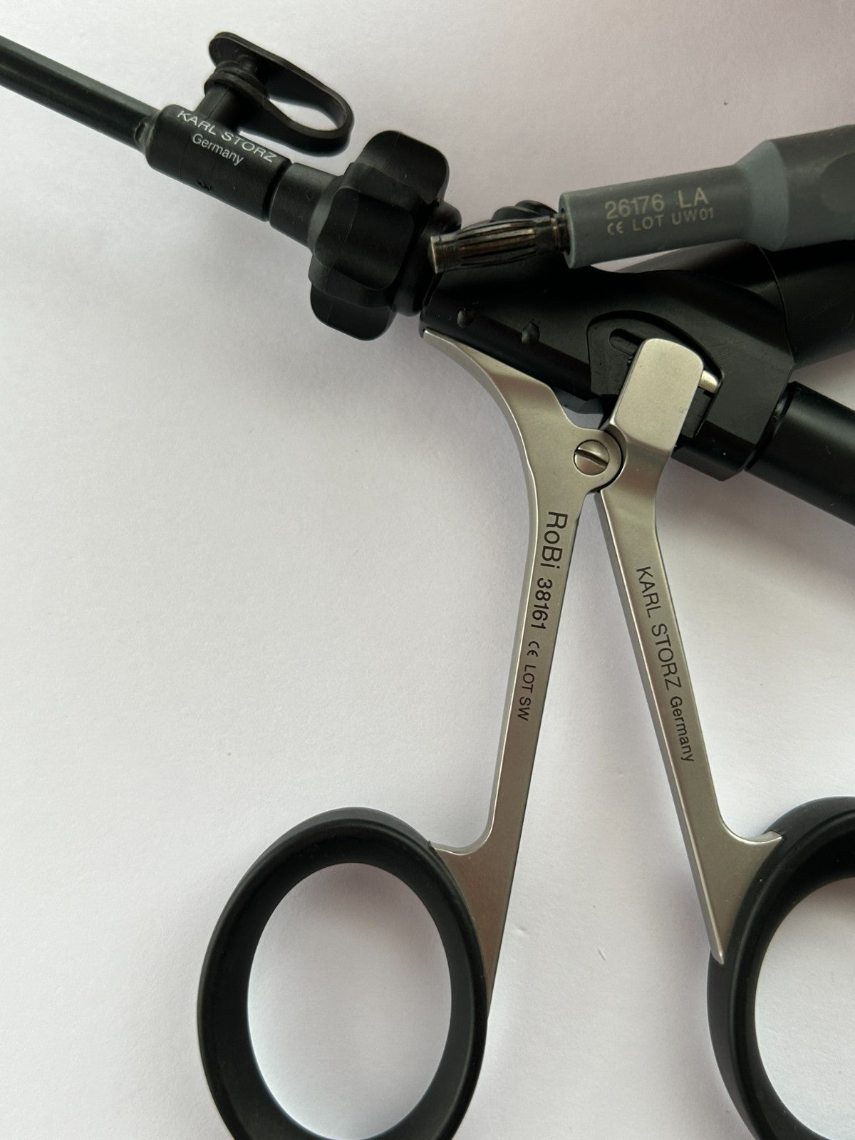 Karl Storz 38310CL Robi Clermont Ferrand Bipolar Forceps w/ 26176LA Bipolar Cord