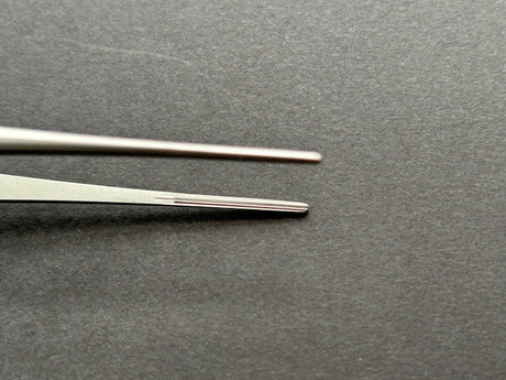 Aesculap FB412R Debakey Atraumatic Forceps, 7-7/8"