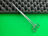 V. Mueller GL600 Bozeman Uterine Dressing Forceps 10" Double Curve OBGYN