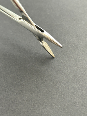 Scanlan 6006-32 Micro Needle Holder, Diamond Dust Jaws, 7.25"