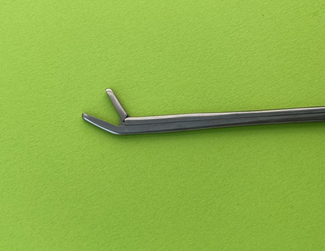 V.Mueller Surgical Angled Up Neuro/Spine Cushing Rongeur 2 x 10mm Bite, 7"