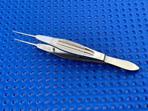 Karl STORZ Surgical E1796 Castroviejo Suturing Forceps 0.12mm, 4.2"