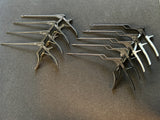 Set of 9 Aesculap & Medtronic Kerrison Rongeur/Punch 40° 1mm-5mm Spine/Neuro