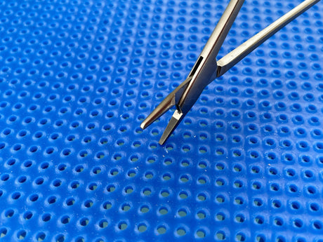 Symmetry Surgical 36-2002 Classic Plus Needle Holder; Crile-Wood; 8 in, TC