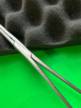 Codman 32-4151 Rochester-Carmalt Curved Forceps 8"