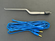 V.Mueller NL1873 Bayonet Angled Bipolar Forceps 0.5mm x 20cm W/ Free Cable