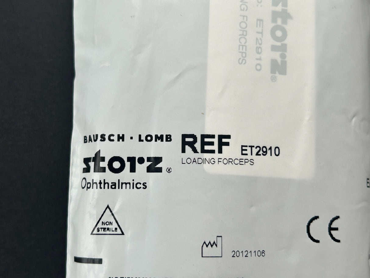 Karl Storz ET2910 Ophthalmic Loading Forceps, Titanium
