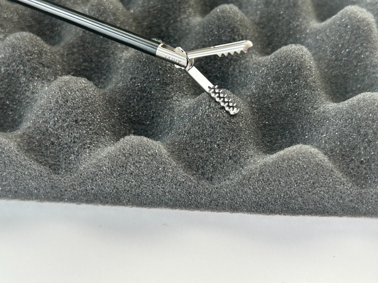 Jarit Surgical Roto-Lok 5mm x 37cm Fenestrated Jaws Grasping Forceps