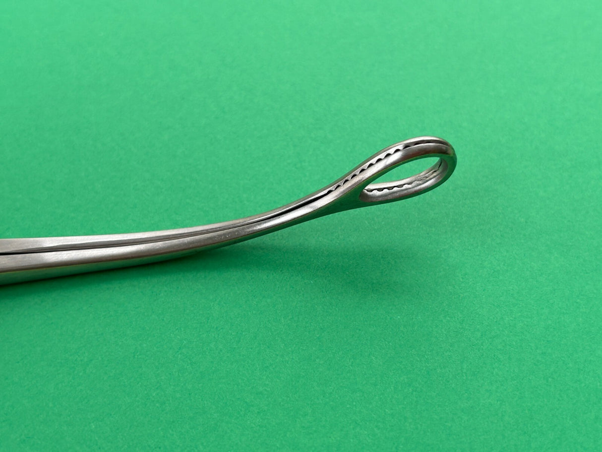 V.Mueller Surgical 9-5/8" Curved Foerster Sponge Forceps, Serrated Jaw