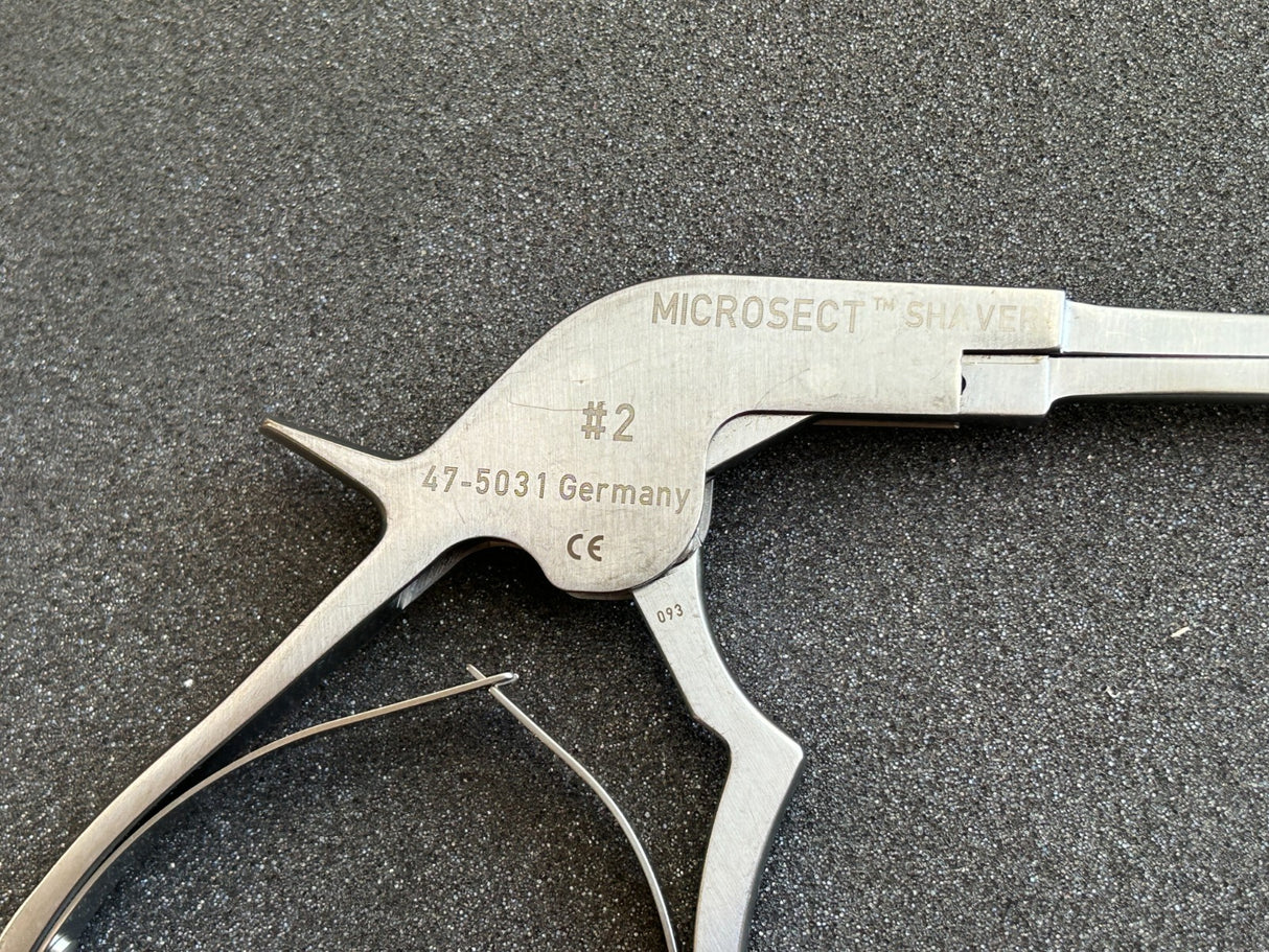 Codman 47-5031 Microsect Shaver Rongeur  #2, 3mm, 45° up Bite