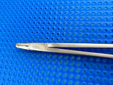 Symmetry Surgical 36-4010 Heaney Needle Holder, 8 1/4", Curved, Tungsten Carbide
