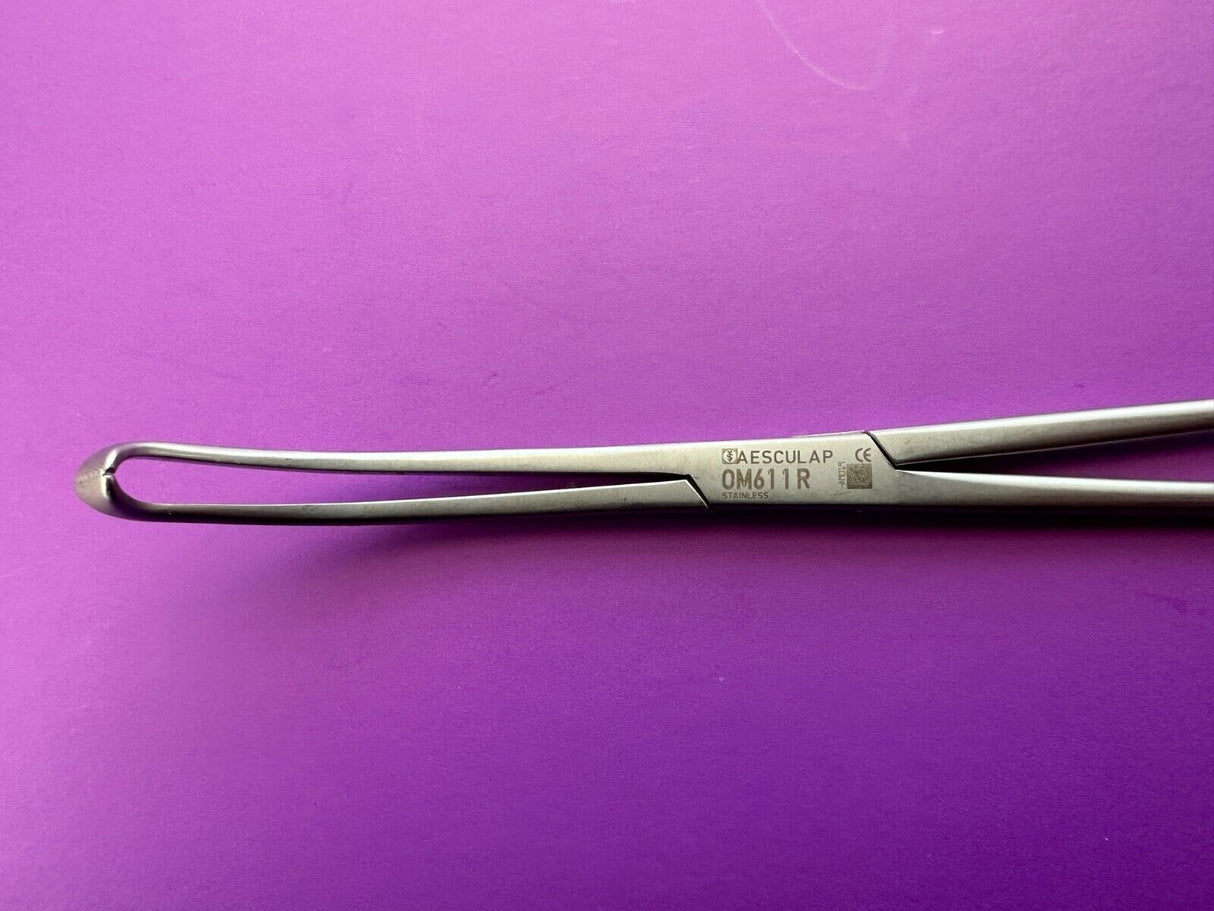 Aesculap 0M611R Colver Tonsil Seizing Forceps 195mm