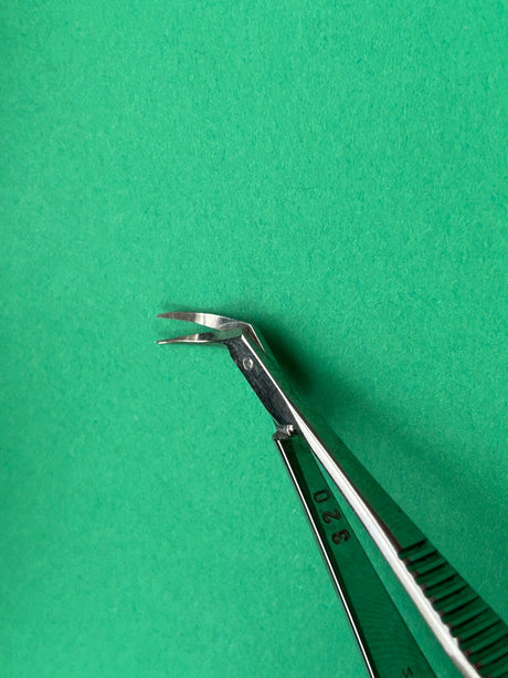 Karl Storz Surgical Eye Scissors, Delicate, Curved Left