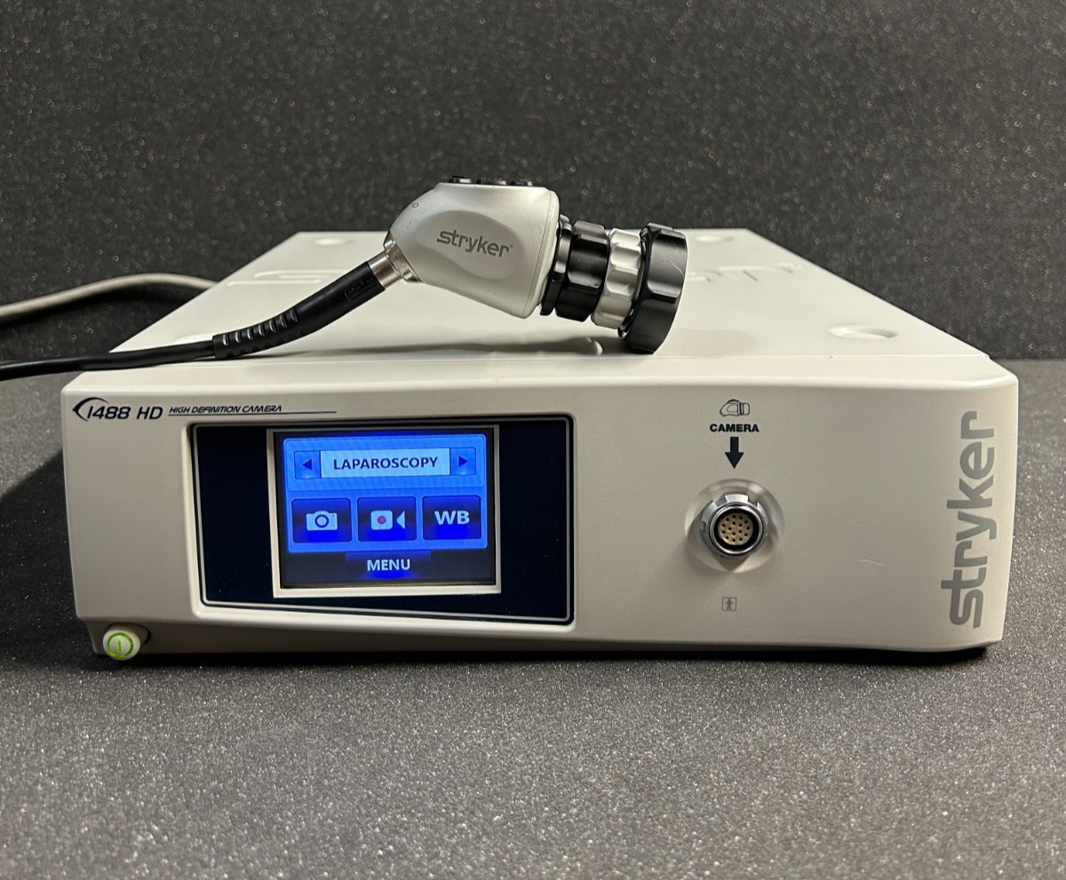 Stryker 1488 HD Camera Processor W/ Stryker 1488 HD Camera Head & ZOOM Coupler