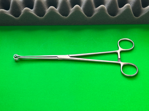 Codman Classic 34-7030 Babcock Tissue Forceps, 9.5"