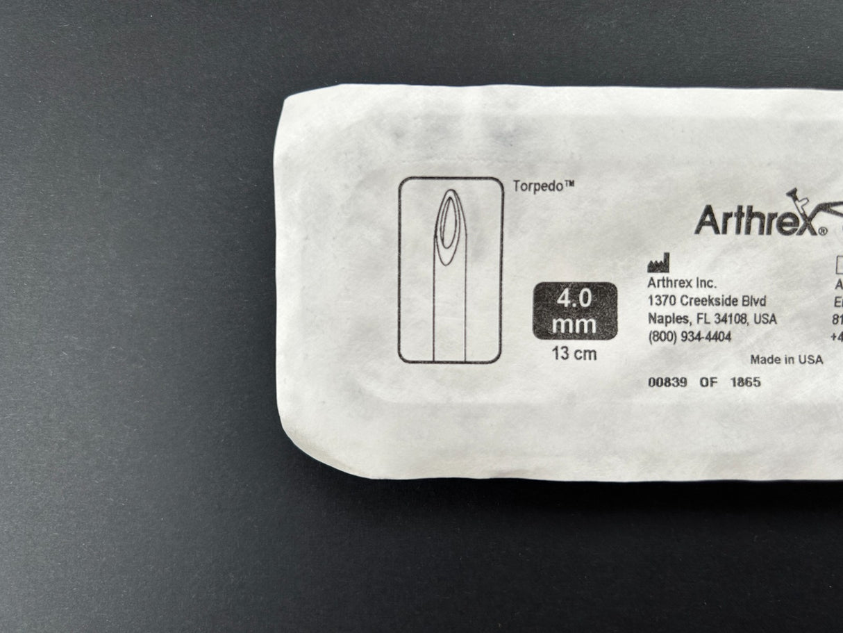 Arthrex Shaver Blades AR-8400TD Torpedo, 4.0 mm x 13 cm IN DATE
