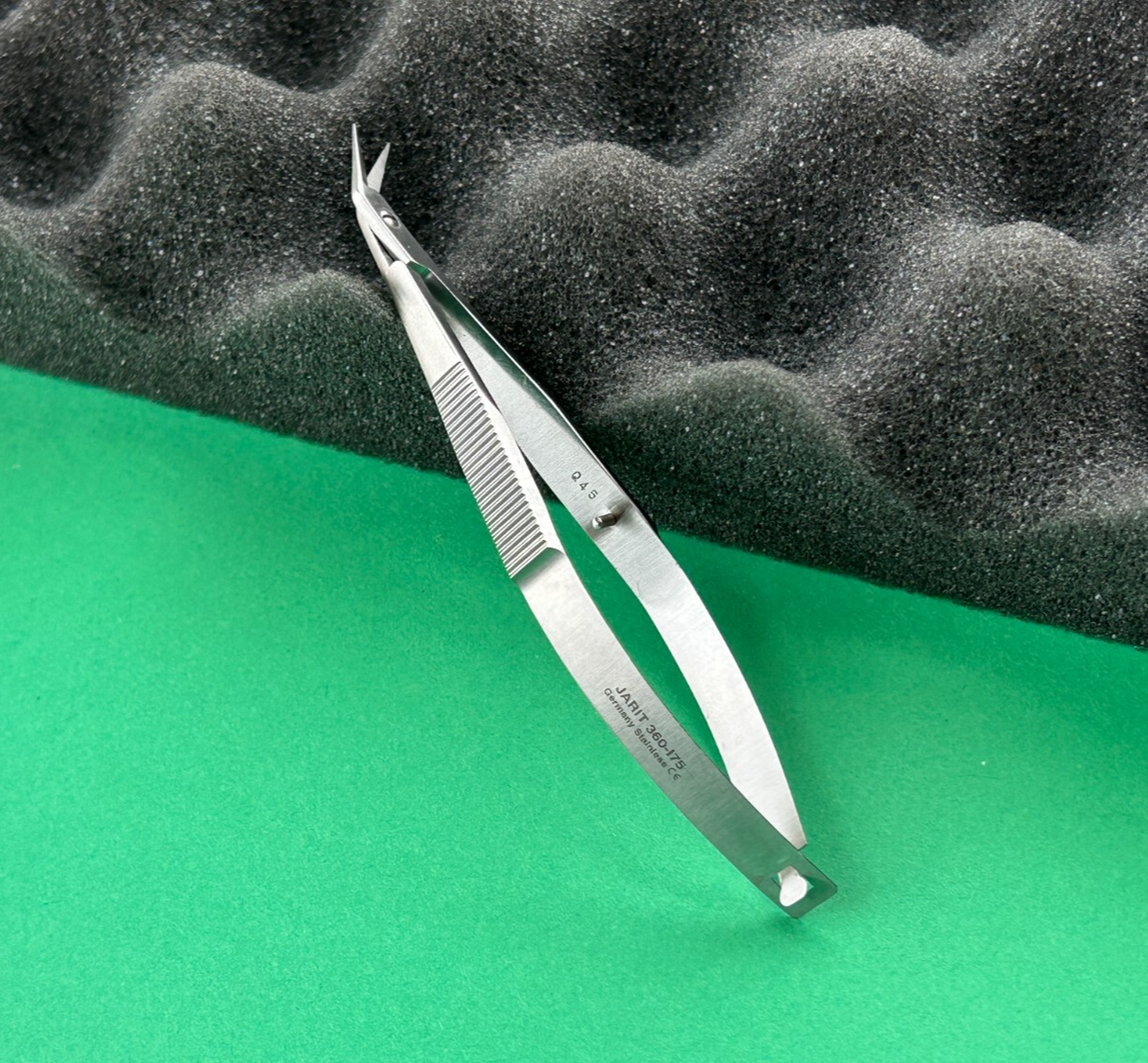 Jarit Surgical Castroviejo Angled Corneal Scissor, 4-1/4"