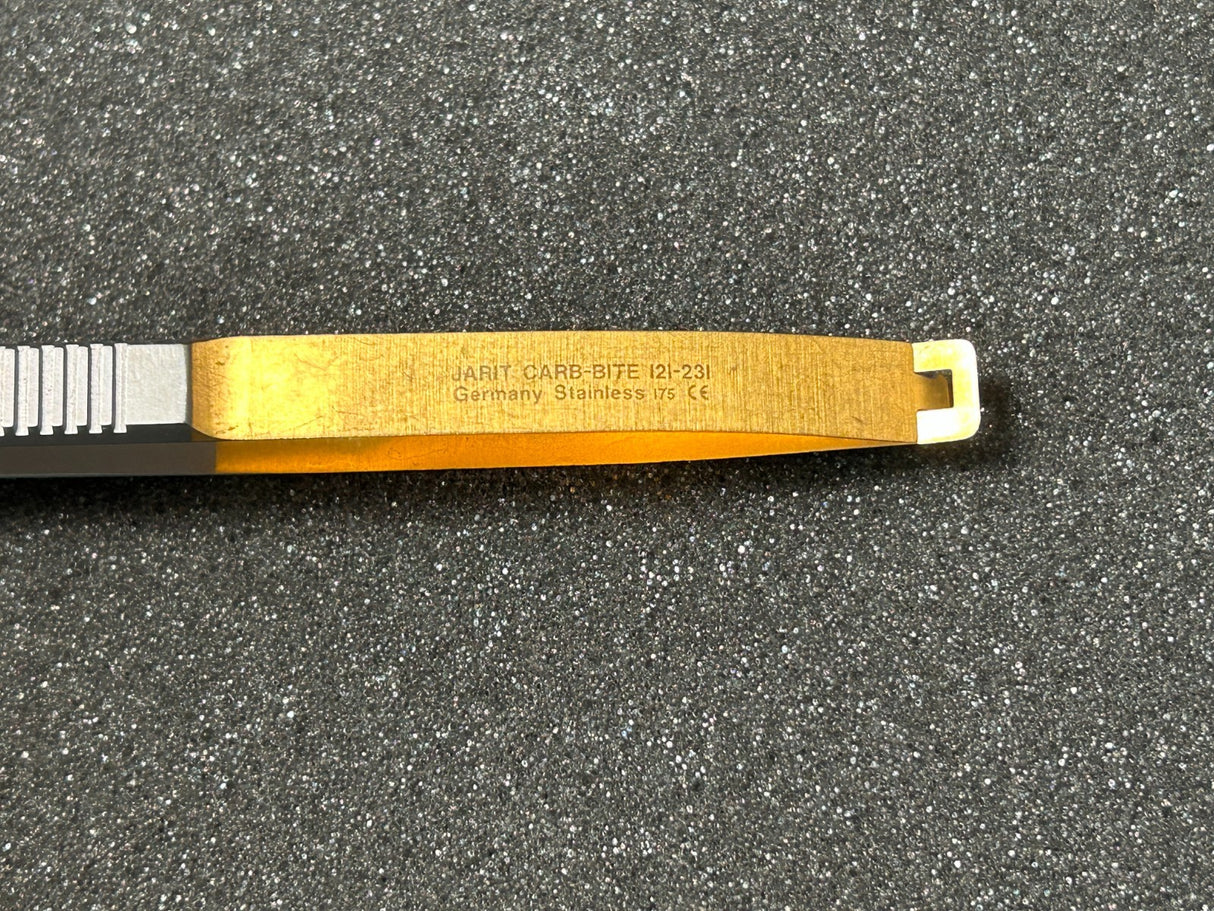 Jarit 121-231 Carb-Bite Castroviejo Micro Needle Holder w/Lock 8-1/2", TC