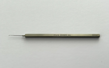 Karl Storz E0567 Surgical Kuglen Iris Hook And Lens Manipulator, 4 5/8''