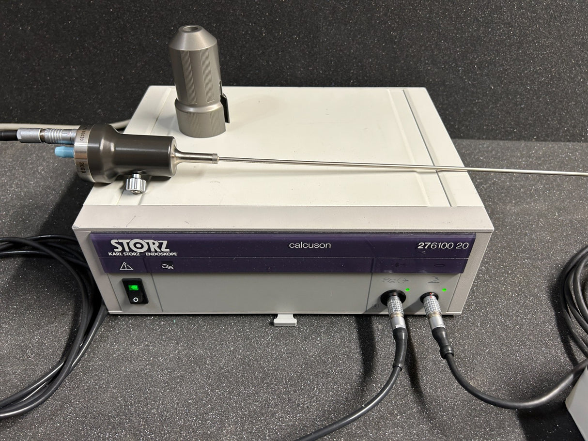 Karl Storz Calcuson Lithotripter Set W/ 27610030 Transducer, Foot Switch & Probe