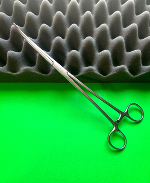 JARIT 305-362 JARIT-CRAFOORD ( COLLER ) FORCEPS , Curved 9 1/2''